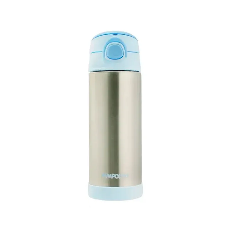 Garrafa Térmica Inox 400ml Azul Azul
