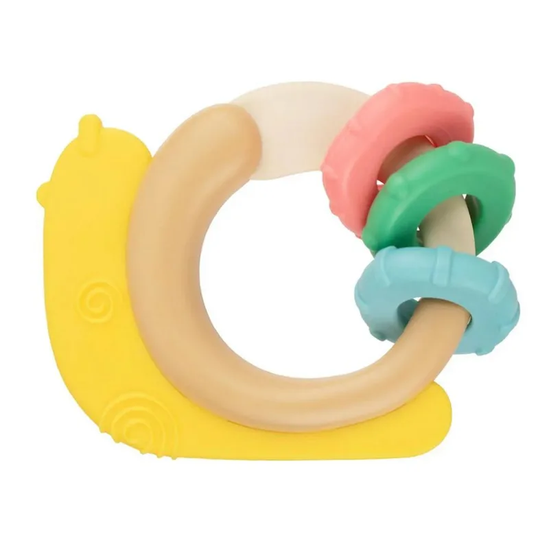 Mordedor Caracol Bebê Amarelo - Pimpolho - pimpolho
