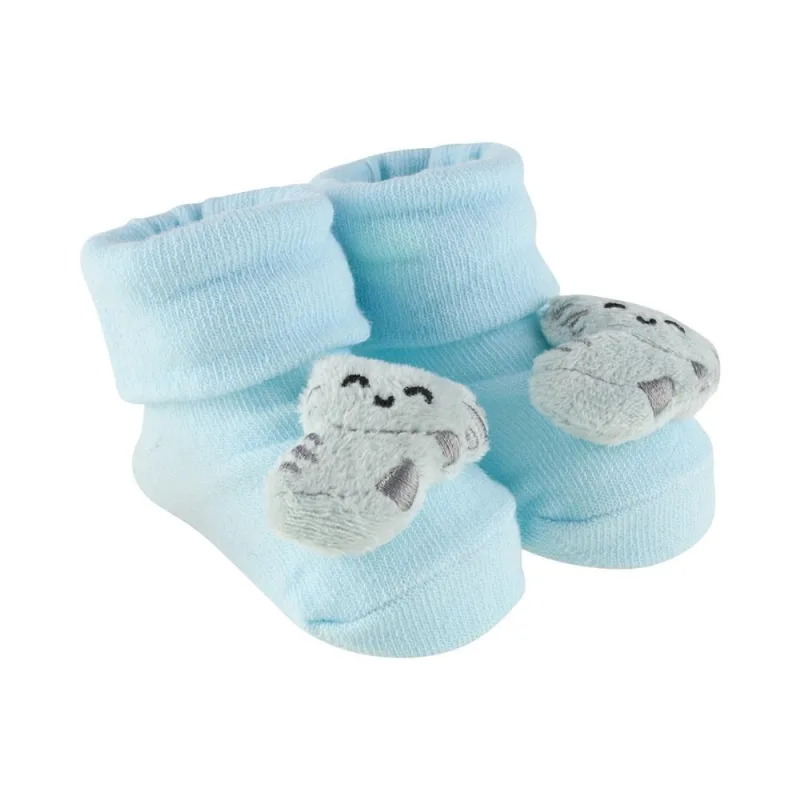 Meia RN Pimpolho Bichinho Gato LED Azul (MP) - pimpolho