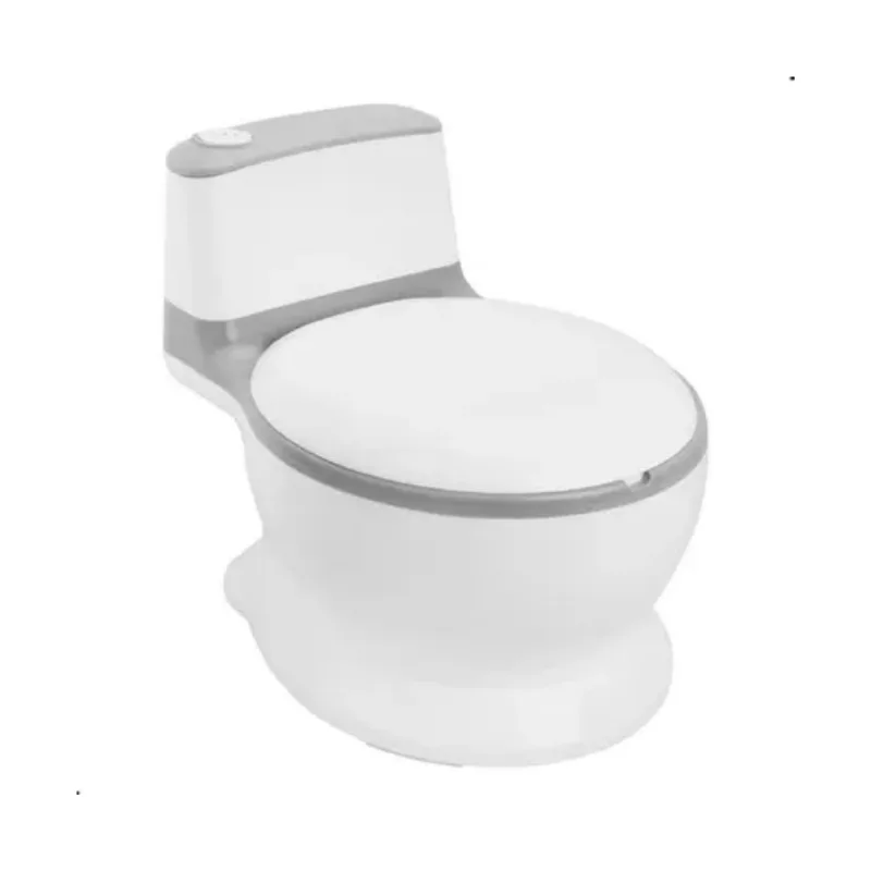Vaso Sanitário Infantil Pimpolho Com Som Até 20kg Cinza 301043 (MP)