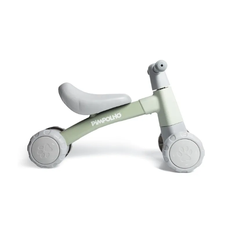 Bicicleta Infantil De Equilíbrio Pimpolho Até 60kg Verde 301264 (MP)
