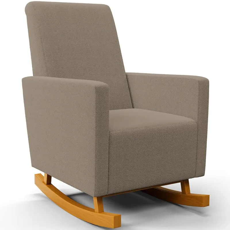Poltrona de Amamentação com Balanço Ravena W01 Bouclê Bege - Lyam Decor - Lyam Decor - Bebês