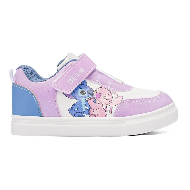 Tenis Disney Stitch Branco/lilas 23