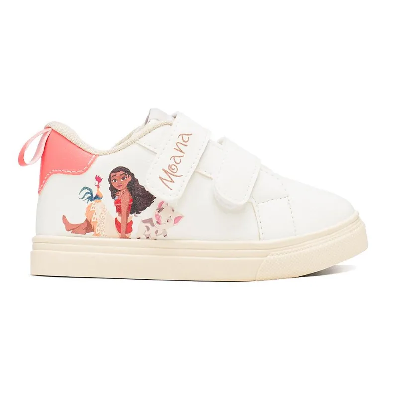Tenis Disney Moana Ref Dmo01dy Branco/laranja 21