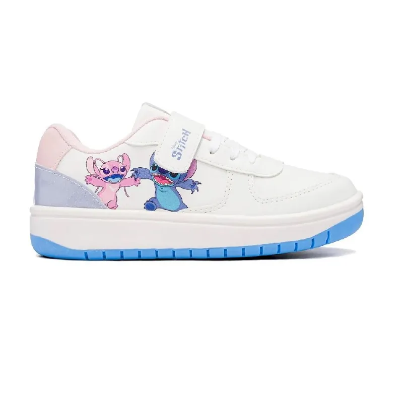 Tenis Disney Stitch Branco/rosa Bb/azul Bb 028