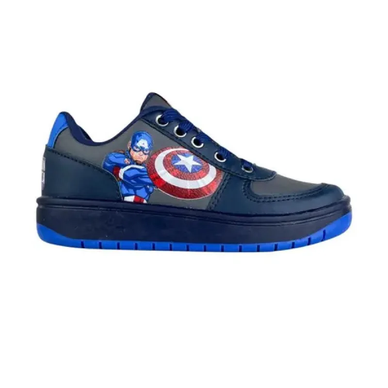 Tenis Disney Capitao America Marvel Ref Mca02dy Gft/mar 033