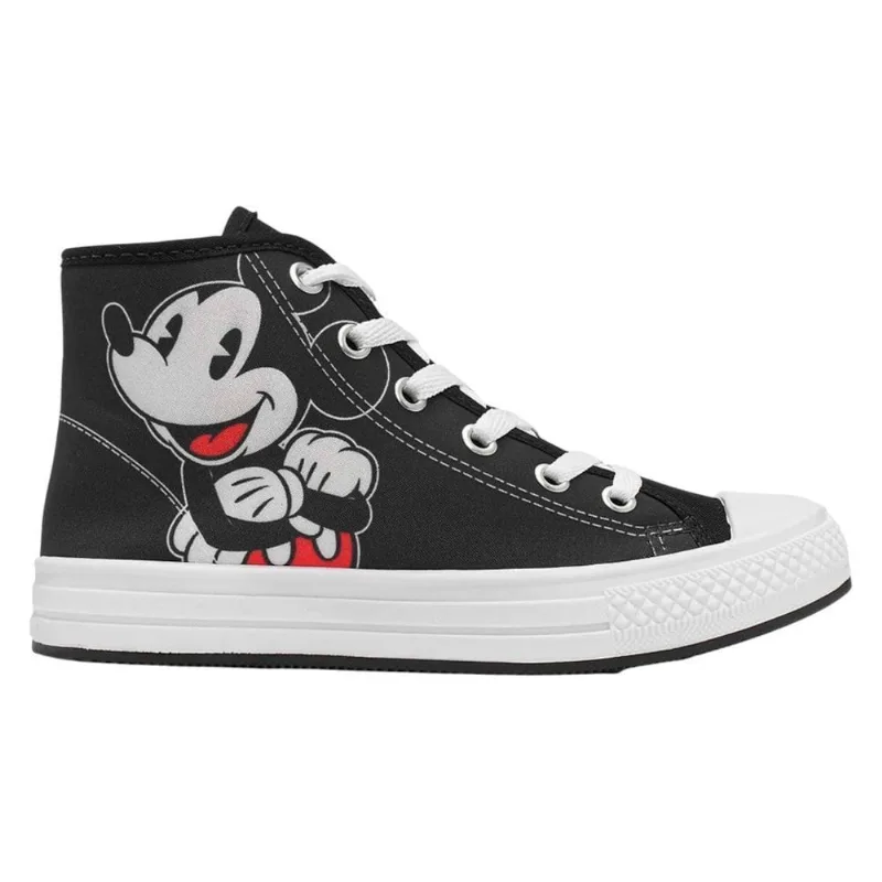 Tênis Disney Mickey Mouse Cano Alto Infantil 28 / Preto