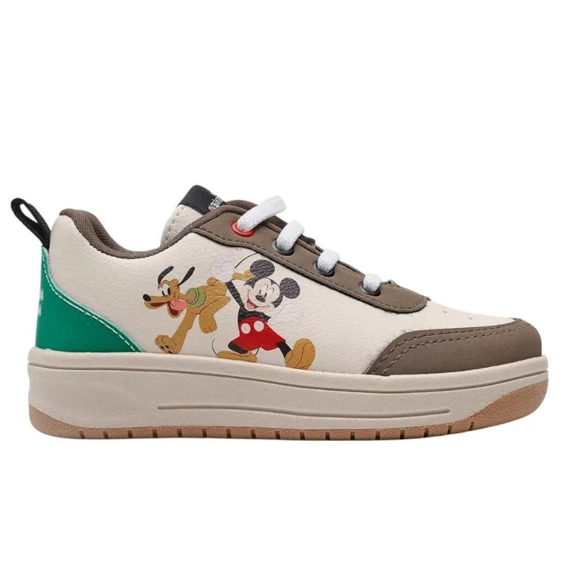 Tênis Disney Mickey Mouse Infantil 25 / Bege