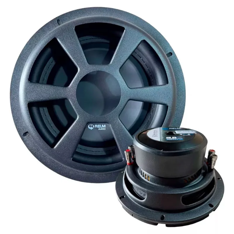 Kit Alto Falantes Subwoofer 8 Polegadas Symphony rs 844 sb 500W Italiano 4 + 4 Ohms
