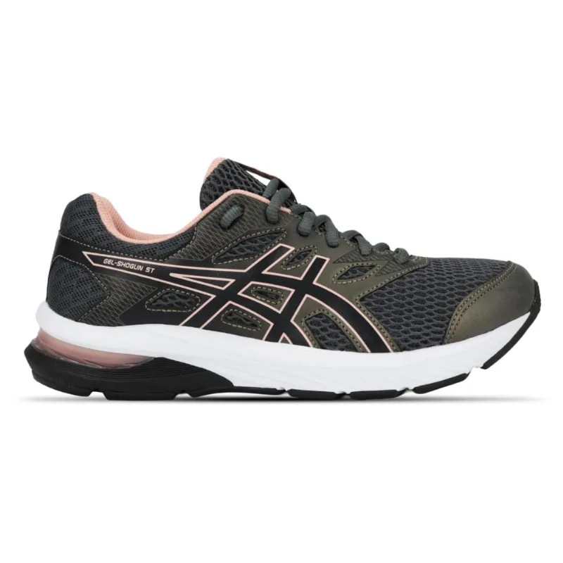 Tenis Asics Gel-shogun St Cinza/rosa 35