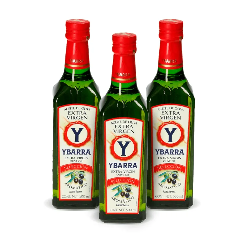Kit 3 Azeites Espanhol Ybarra Extra Virgem 500ml Ybarra - Não Informado - Mercearia