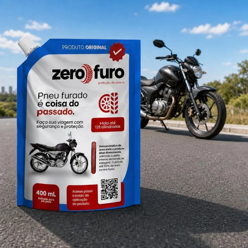 Kit 2un Selante Zero Furo 400 Ml Moto