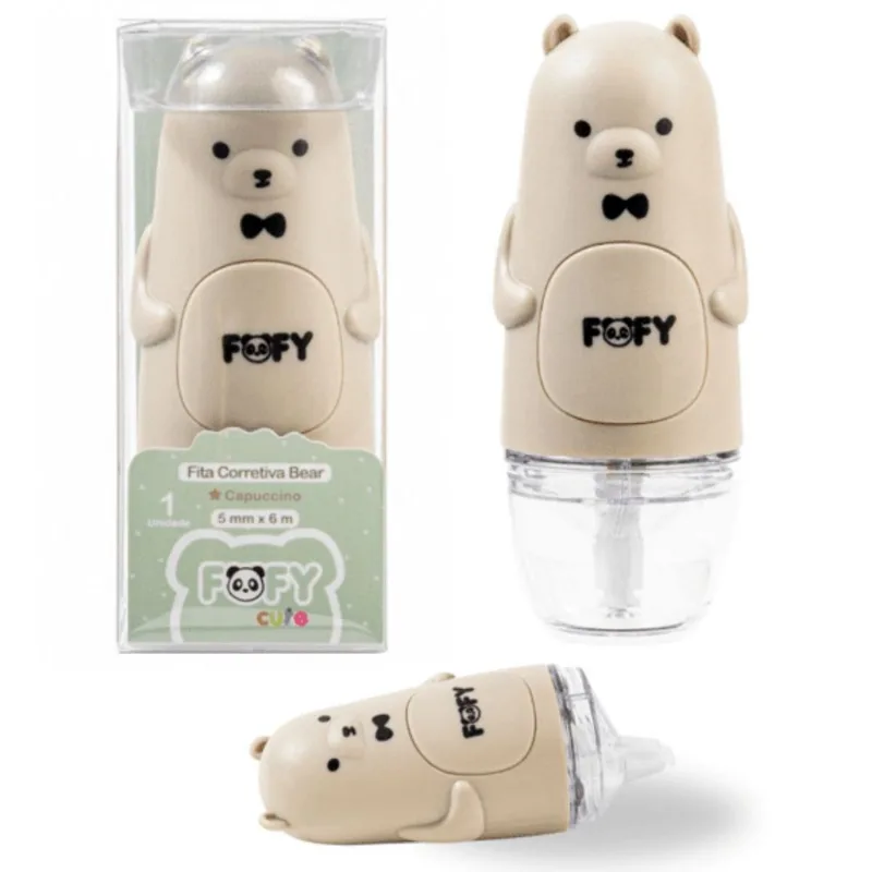 FITA CORRETIVA BEAR FOFINHO CUTE CAPUCCINO - FF6506 - FOFY
