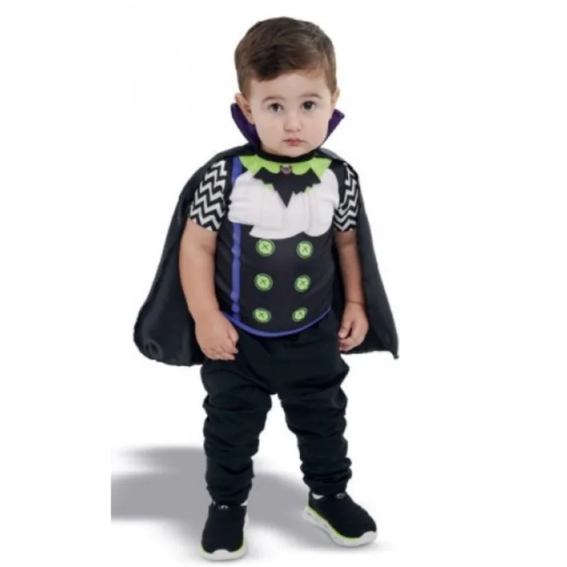 Fantasia Halloween Conjunto Vampirinho Baby Anjo
