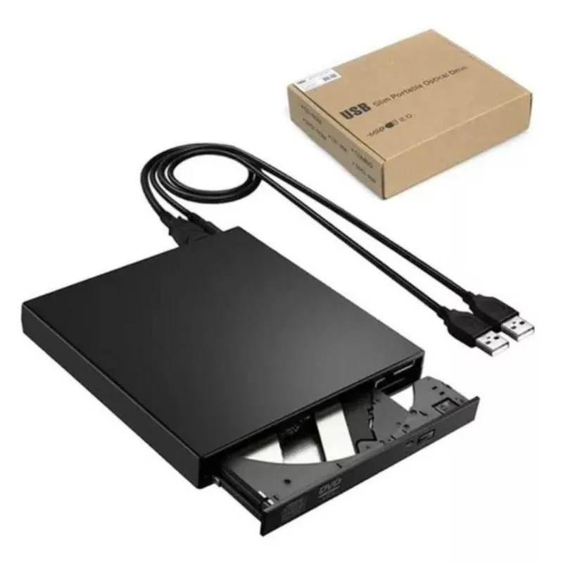Case Externo Para Gravador Cd/Dvd Notebook E Computador Usb