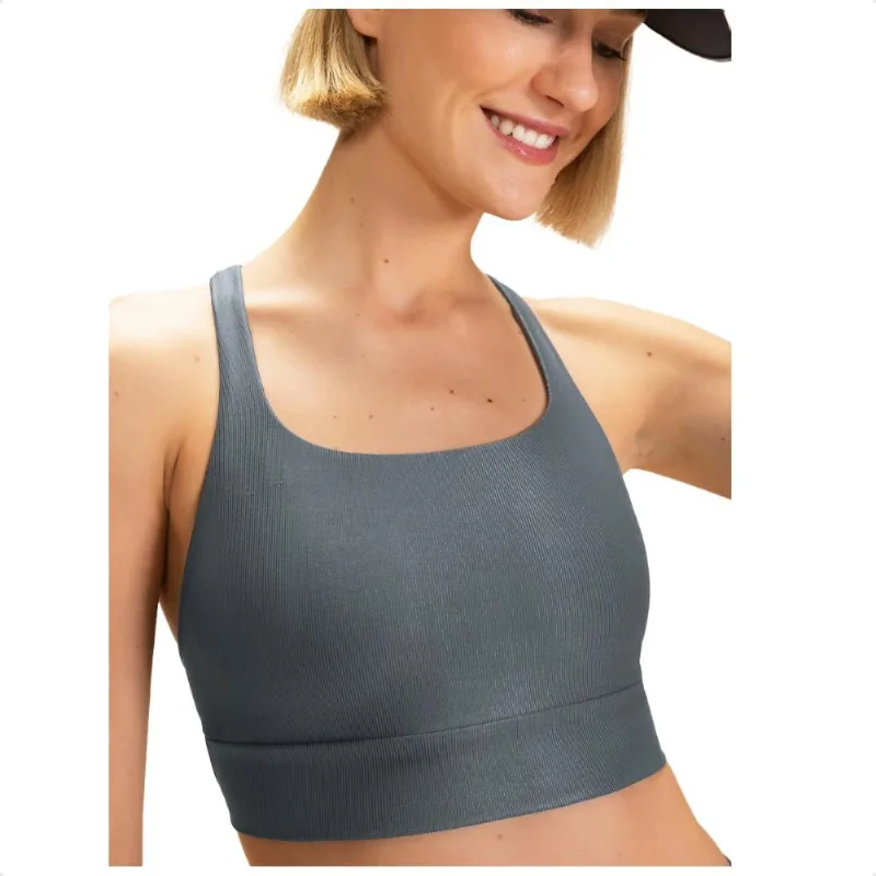 Top Live Neo Allure Adaptiv Feminino P / Azul - LIve!