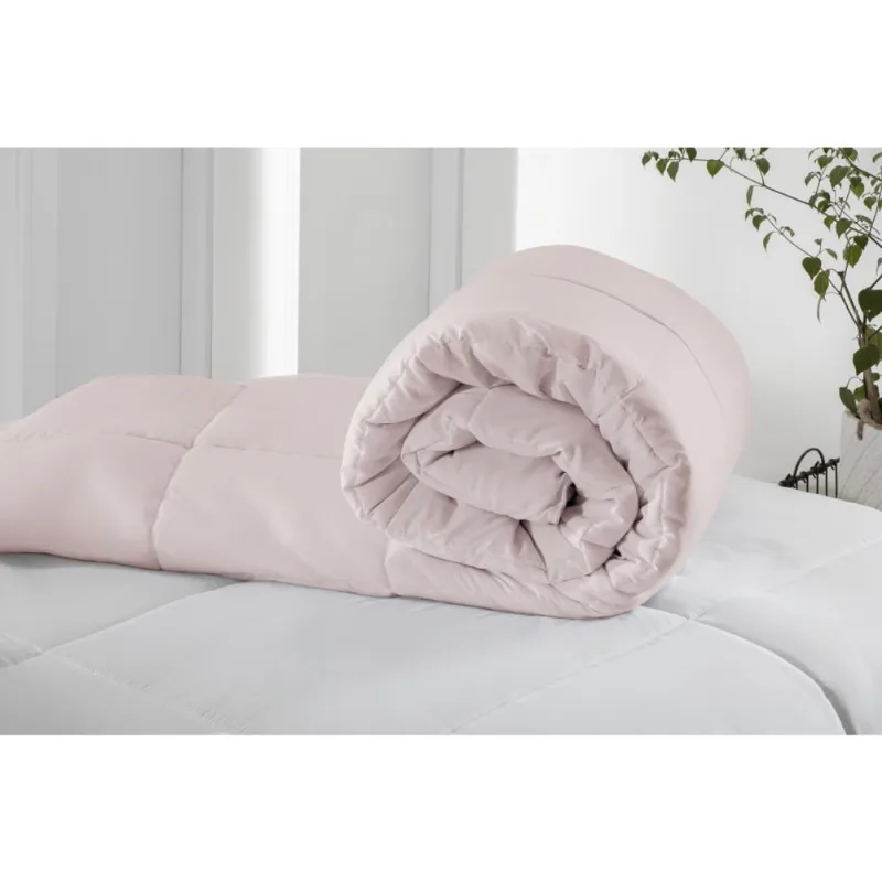 Edredom Toque De Pétalas Microfibra Rose Kacyumara - Casa K Solteiro - Kacyumara