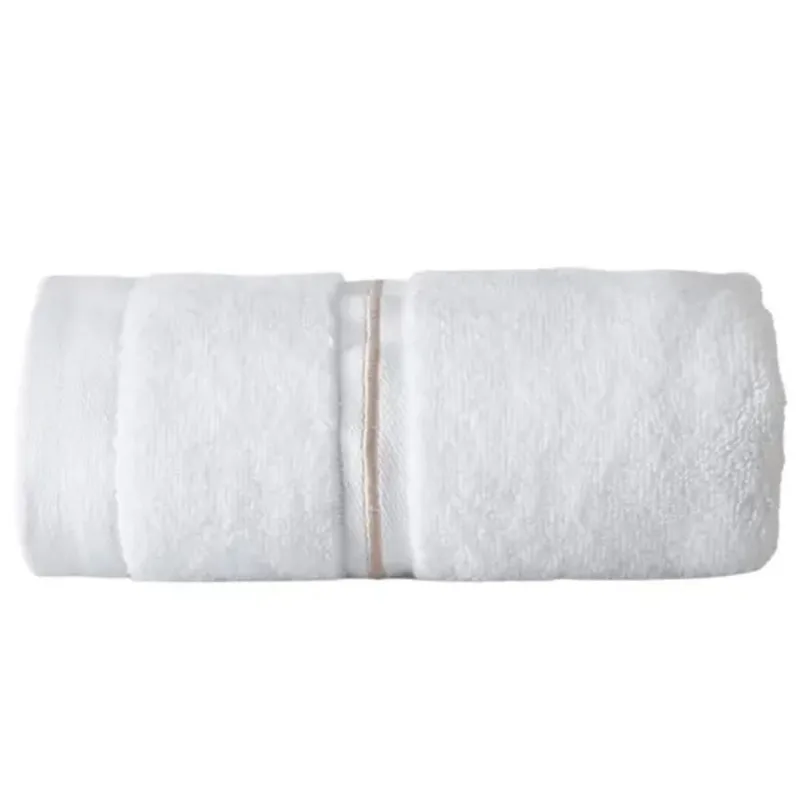 Toalha Banhao Lazio 90x1,50 Branco/rose - Kacyumara