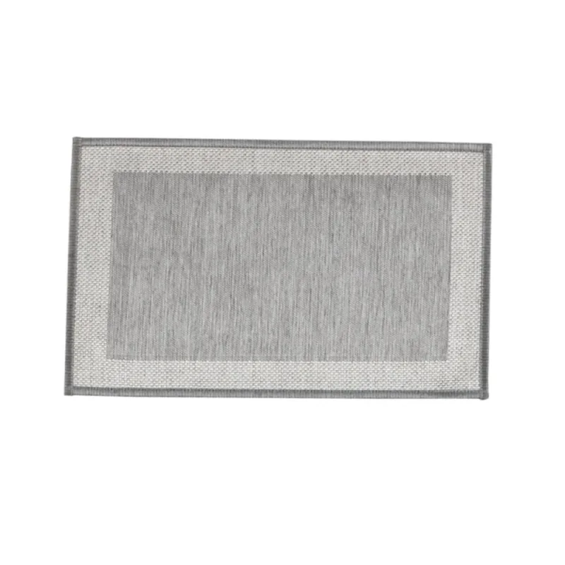 Tapete Antiderrapante 50x70cm Multi Square Grey/Cinza Kacyumara - Casa K - Kacyumara - Cama, Mesa E Banho