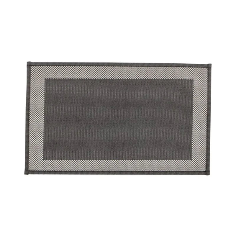 Tapete Antiderrapante 50x70cm Multi Square Black Kacyumara - Casa K - Kacyumara