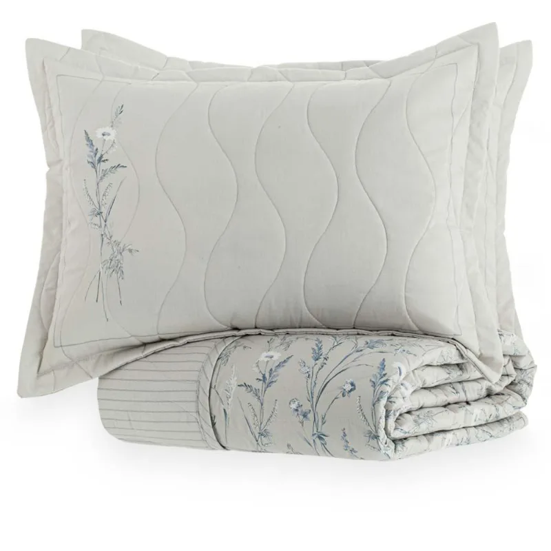 Colcha King 300 Fios Dahab - Kacyumara Estampada - Kacyumara