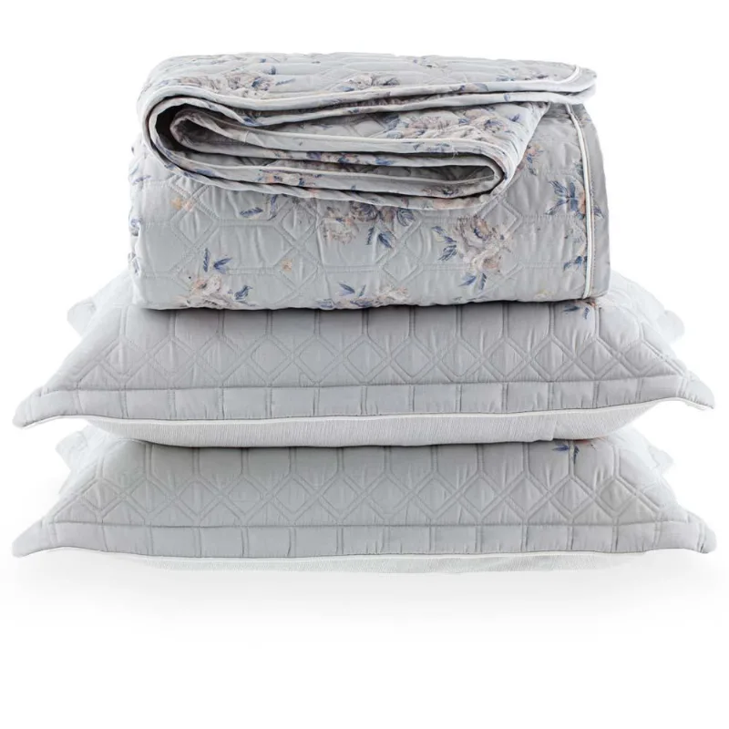 Colcha King 300 Fios Lázio Virginy - Linha K Estampada