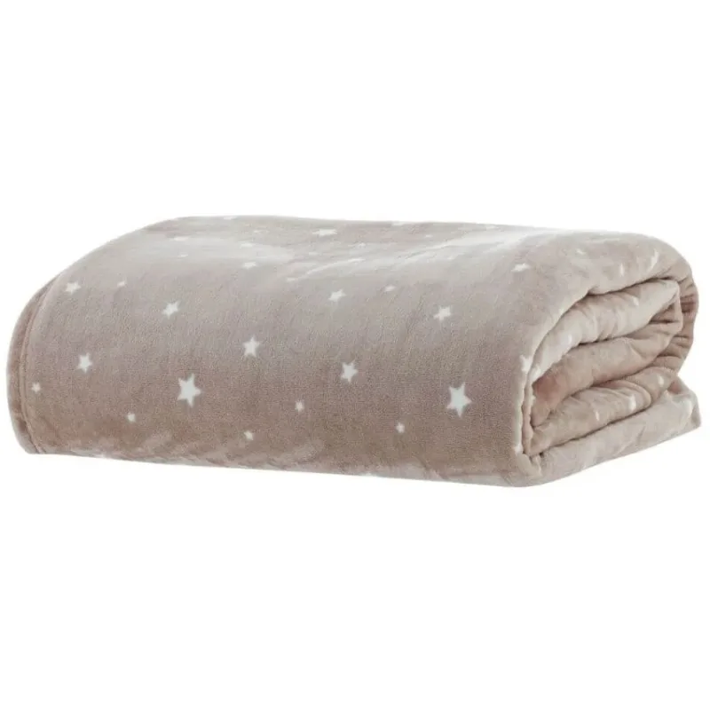 Cobertor Casal Kacyumara Toque de Seda 180x220cm Vintage 300 g/m² Rosê Star