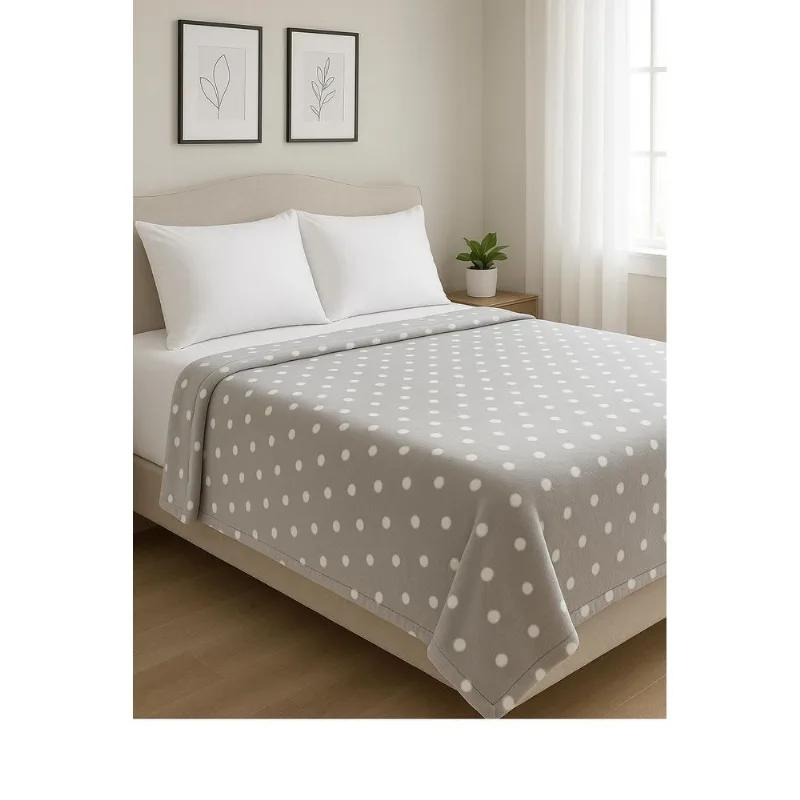 Cobertor Blanket Estampado Toque De Seda - Casal - Fend Poá