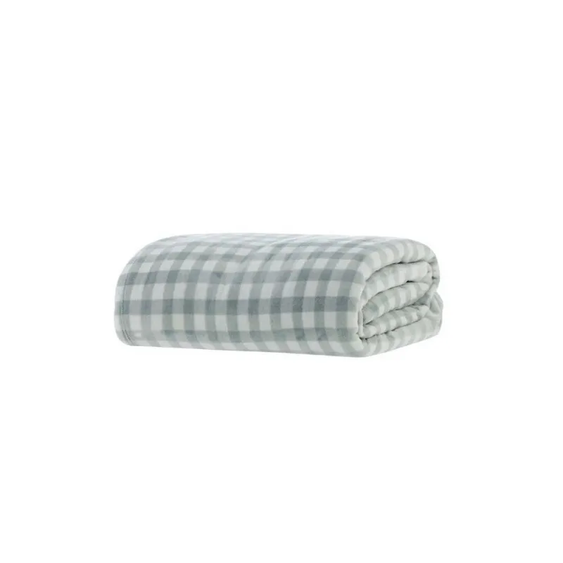 Cobertor Blanket Estampado Toque De Seda - Casal - Vichy - Kacyumara