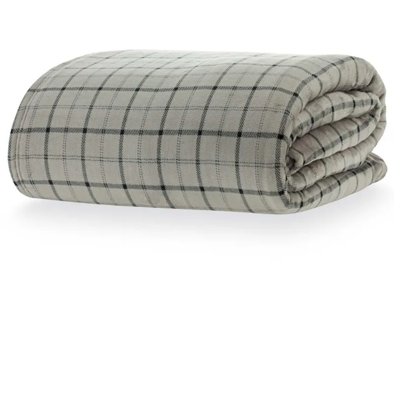 Cobertor Queen 280g Blanket Vintage 300 Garry - Kacyumara Xadrez
