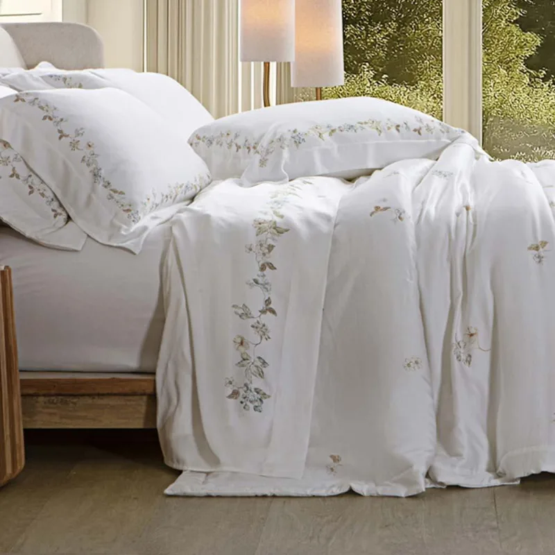 Jogo De Cama Queen 400 Fios Bambu Gardene - Casa K Estampado - Kacyumara