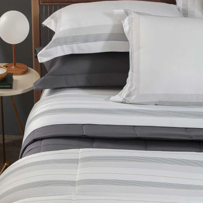 Jogo De Cama Casal 300 Fios Quimer - Kacyumara Estampado - Kacyumara