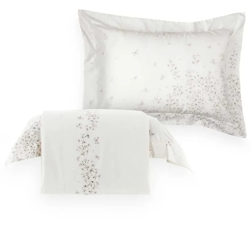 Jogo De Cama Queen Bambu 400 Fios Donatella - Casa K Estampado - Kacyumara