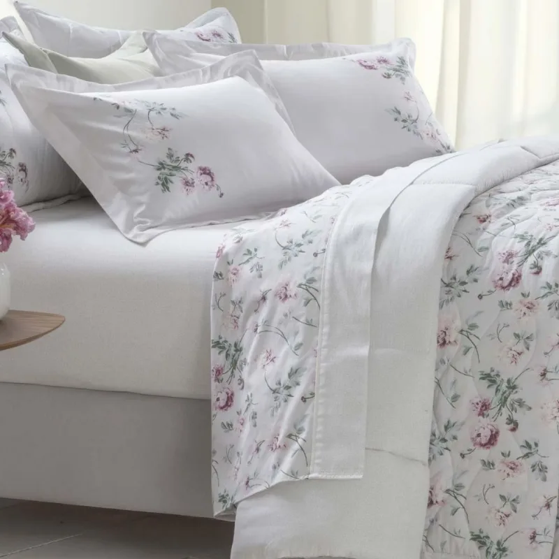 Jogo De Cama Queen 300 Fios Clary - Kacyumara Estampado
