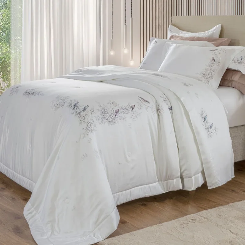 Colcha Bambu Estampado Super King Cellune - Kacyumara
