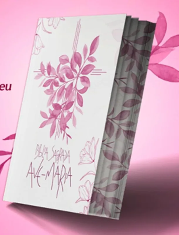 Bíblia Capa Flores Rosa - LC - Livros