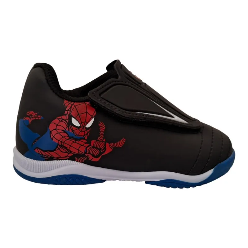 Tenis Chuteira Infantil Spider-Man Marvel Indoor Velcro