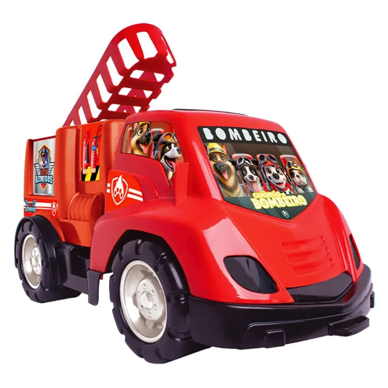 Caminhão De Bombeiro Super Aumigos Samba Toys 0319 - SAMBA TOYS