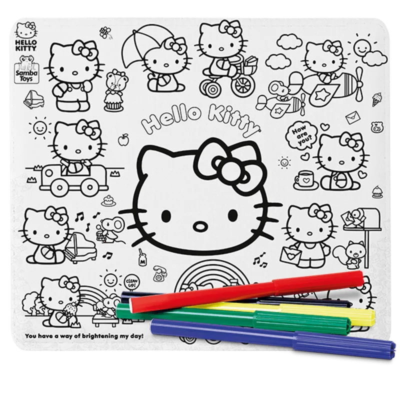 Tapete Para Pintura Hello Kitty Samba Toys 1203 - SAMBA TOYS