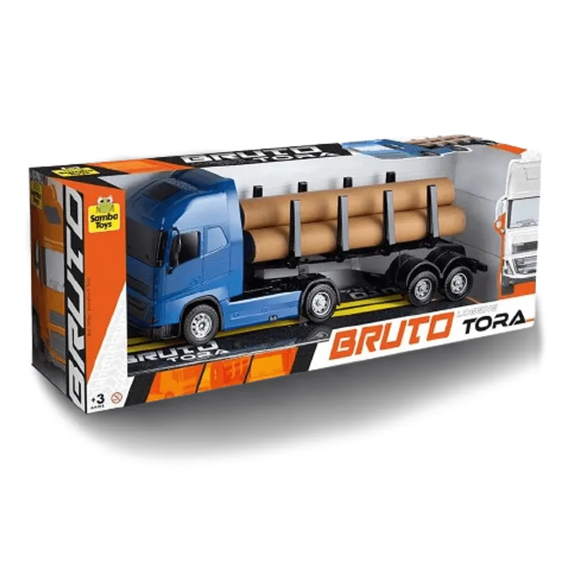 Caminhão Tora Bruto Logging Samba Toys 704 45cm - SAMBA TOYS