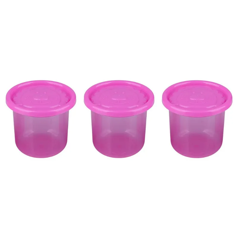 Kit com 3 Porta Condimentos Pequenos Rosa LP House