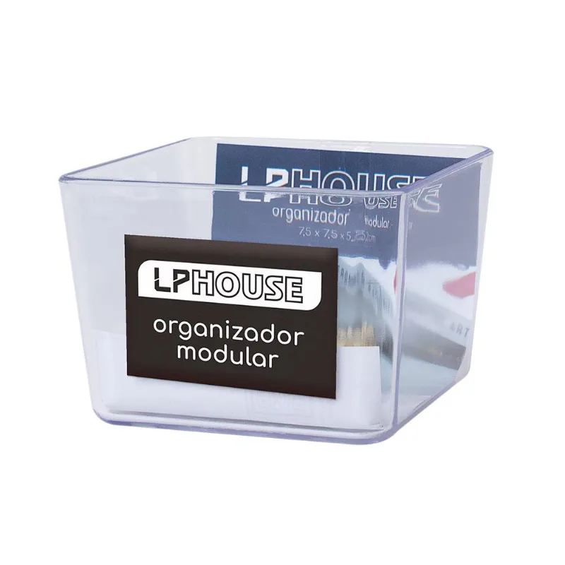 Organizador de Gaveta Quadrado 7.5x5.2cm LP House 8700TP