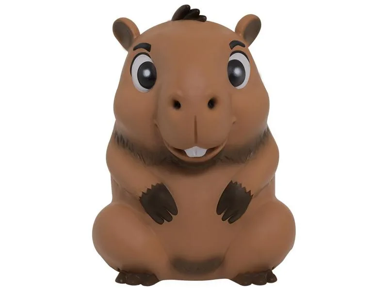 Boneco Infantil Capivara Juca Samba Toys em Vinil 16cm Marrom - Samba Toys - Brinquedos
