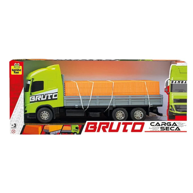 Brinquedo caminhão carga seca Samba Toys - SAMBA TOYS