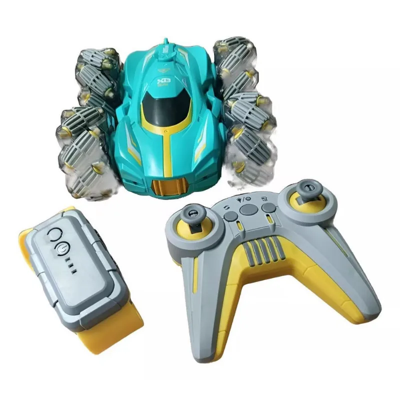 Stunt Rolling Carro Controle Remoto E Pulseira 360º Sensor