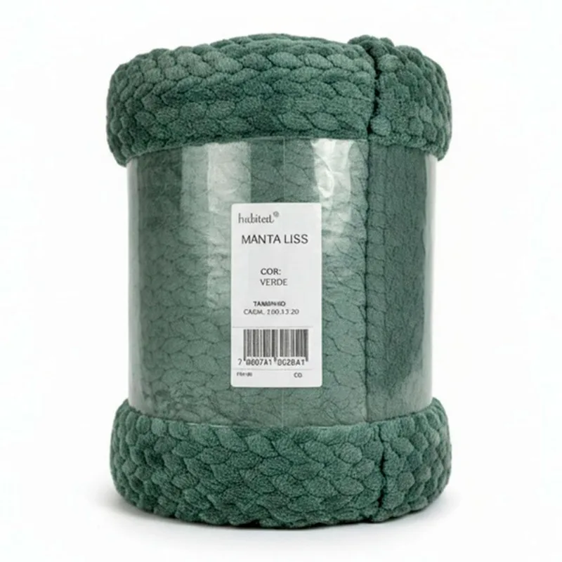 Manta Casal Habitat Liss 200x220cm Verde (MP)
