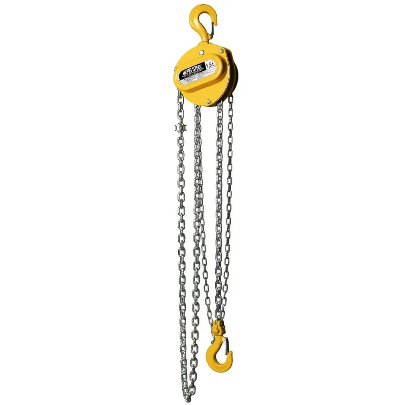Talha Manual Compacta 1,5Ton 3m 1223NT8 Berg-Steel 13.05.90 1223NT8