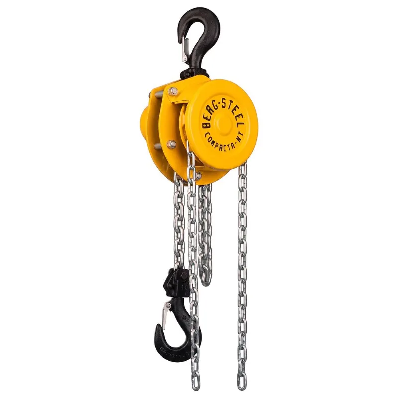 Talha Manual Compacta NT8 5m 3 Toneladas Berg-Steel 13.06.91 3525NT8