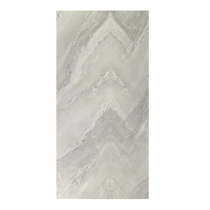 Placa Decorativa Papel De Parede Marmorizada Cinza 30x60cm
