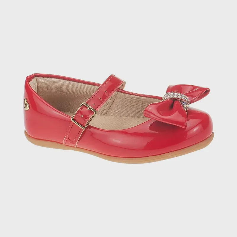 Sapatilha Infantil Fofura Verniz Vermelho Unipasso 102-07-207